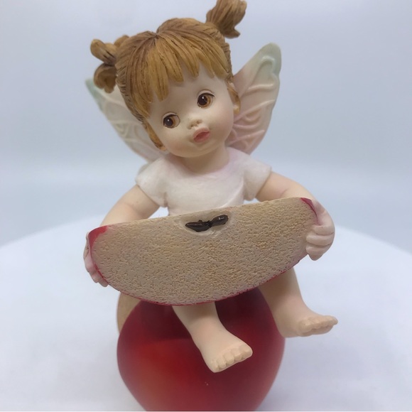 Kitchen Fairies By Enesco Apple Bookend Figurine GG Santiago 2003 Loose - Picture 3 of 7
